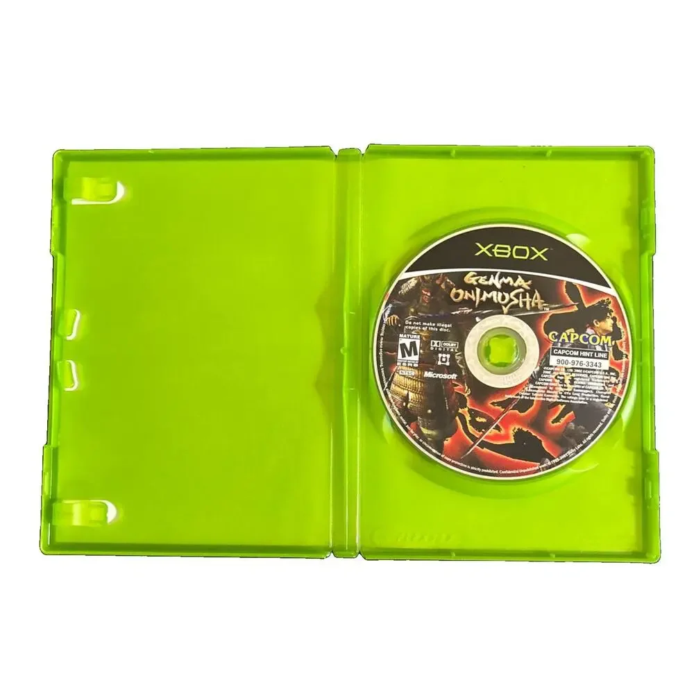 Genma Onimusha Microsoft Xbox 2002 No Manual Tested & Working